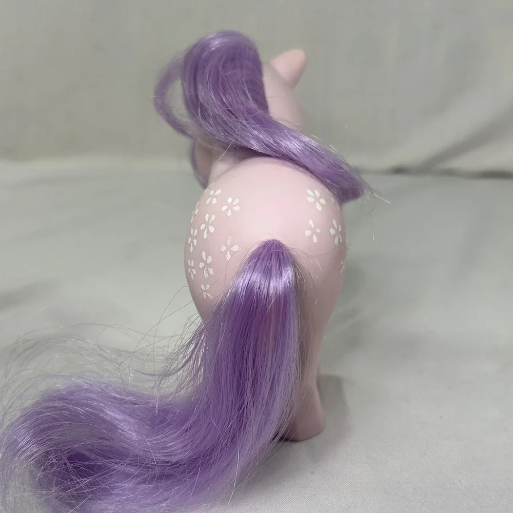 Vintage My Little Pony Blossom G1 1982 Hasbro Pink Purple Earth Pony Hong Kong